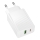 Купити Мережевий Зарядний Пристрій Borofone BAS74A 1USB-C/1USB PD/QC 20W Бiлий