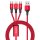 Купить USB Baseus Rapid 3-in-1 USB to Micro / Lightning / Type-C 3.5A 1.2m CAJS0000