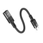 Купить USB Переходник Hoco U107 Type-C male to iP female adapter 10 cm, 6