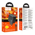 Купить Сетевое Зарядное Устройство Hoco CS19A 2USB-C/2USB PD/QC 65W+Type-C to Type-C, 2