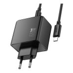 Купить Сетевое Зарядное Устройство Hoco CS19A 2USB-C/2USB PD/QC 65W+Type-C to Type-C, 5