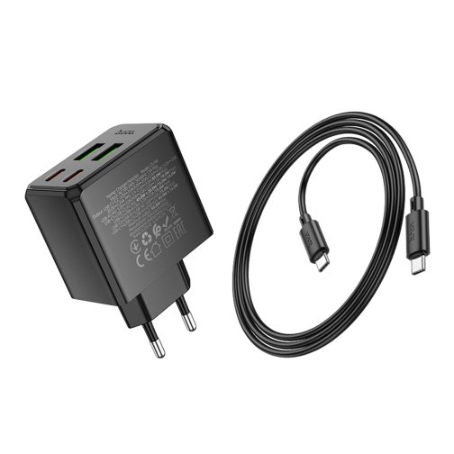 Купить Сетевое Зарядное Устройство Hoco CS19A 2USB-C/2USB PD/QC 65W+Type-C to Type-C, 7