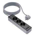 Купить Сетевой Удлинитель Borofone BAC8 (1C3A)(EU)(L=3M), 4