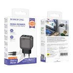 Купити Мережевий Зарядний Пристрій Borofone BAS55A 1USB-C/1USB PD/QC 30W GAN+Type-C to Lightning, 2