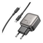Купити Мережевий Зарядний Пристрій Borofone BAS55A 1USB-C/1USB PD/QC 30W GAN+Type-C to Lightning, 7