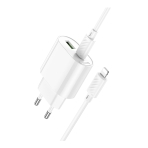 Купить Сетевое Зарядное Устройство Hoco C109A 1USB-C/1USB PD/QC 20W+Type-C to Lightning, 6