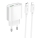 Купить Сетевое Зарядное Устройство Hoco C109A 1USB-C/1USB PD/QC 20W+Type-C to Lightning Белый