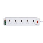 Купити Мережевий Подовжувач LDNIO SC10610 (10 ports / 1PD / 1QC3.0 / 4 USB / 2m), 2