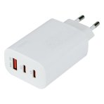 Купити Мережевий Зарядний Пристрій Hoco DC40 PD 65W + QC3.0 Type-C to Type-C, 2