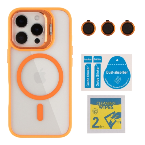 Купити Чохол TPU+PC+Metal Stand Case with MagSafe and Camera Lenses для iPhone 16 Pro Max М'ята упаковка, 9