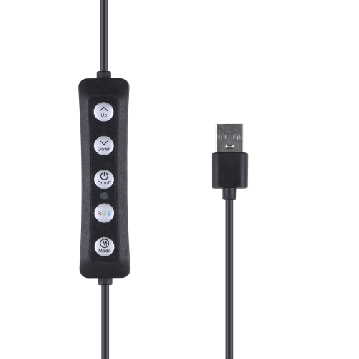 Лампа RGB JM33-13 33cm (Heart Style) з трьома тримачами превью 3