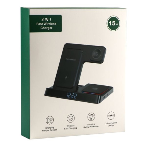 Купити Бездротовий Зарядний Пристрій H32 4in1 15W IP version М'ята упаковка, 5