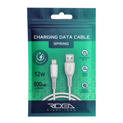 Кабель USB Ridea RC-M133 Spring 12W Lightning превью 2