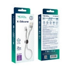 Купити Кабель USB Ridea RC-XS51 X-Silicone Type-C 3A 0.25m, 2