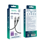 Купити Кабель USB Ridea RC-US42 UltraStrong Type-C to Type-C 60W 1.2m, 2