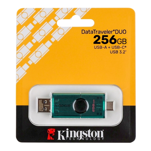 Купить USB Flash Drive 3.2 Kingston DT DuoG2 256gb USB-A + USB-C