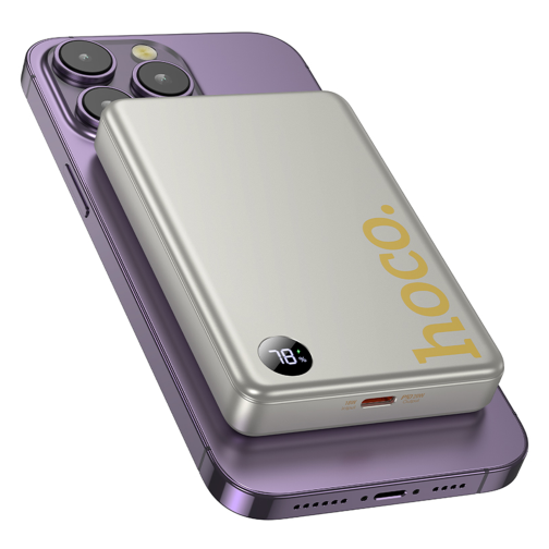 Універсальна Мобільна Батарея Power Bank Hoco Q34 Clever PD20W magnetic with digital display 10000mAh превью 7