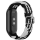 Купить Ремешок для Xiaomi Mi Band 8/9/10 Elastic adjustment Black/White