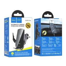 Купить Автодержатель Hoco CA202 Plus Automatic Clamping Wireless 15W Купить Автодержатель Hoco CA202 Plus Automatic Clamping Wireless 15W