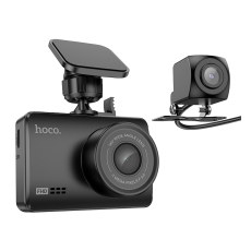 Купити Відеореєстратор Hoco DV3 2,45-inch IPS+Камера Заднего Вида