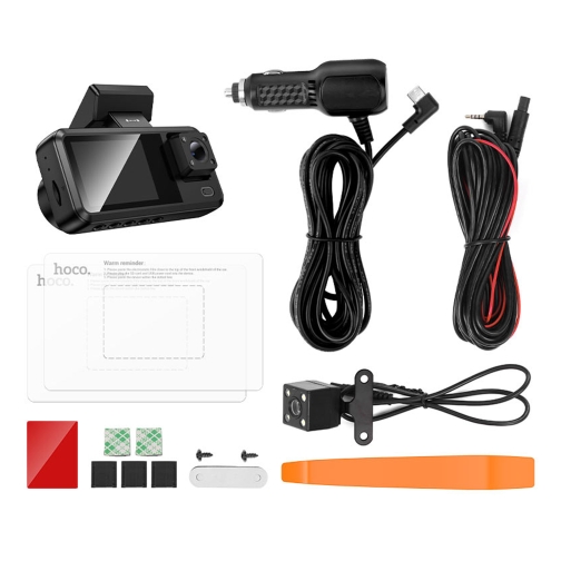Купить Видеорегистратор Hoco DV15 2-inch 720P/Wi-Fi App/ 3 Камеры, 6