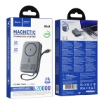 Купити Універсальна Мобільна Батарея Power Bank Hoco Q44A Origen dual PD45W magnetic 20000mAh, 2