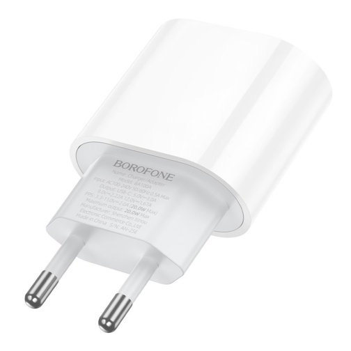 Мережевий Зарядний Пристрій Borofone BA100A 1USB-C PD/QC 20W превью 5