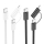 Купити Кабель USB Borofone BX104 Primo two-in-one 60W Type-C to Type-C/iP PD27W М'ята упаковка