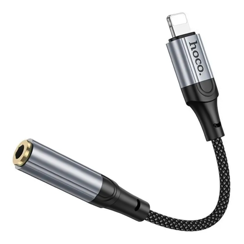 Купить Переходник Hoco LS36A iP to AUX 3.5mm (Female) 12cm, 4