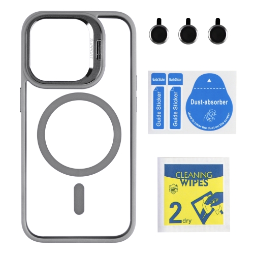 Купити Чохол TPU+PC+Metal Stand Case with MagSafe and Camera Lenses для iPhone 14 Pro М'ята упаковка, 8
