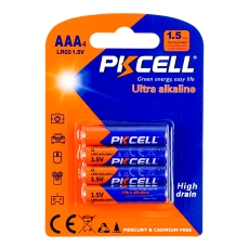 Купить Батарейка щелочная PKCELL 1.5V AAA/LR03, 4 штуки в блистере (PC/LR03-4B) Купить Батарейка щелочная PKCELL 1.5V AAA/LR03, 4 штуки в блистере (PC/LR03-4B)
