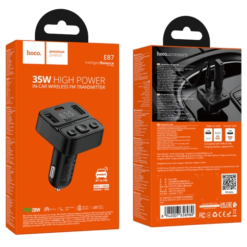 Купить Модулятор Hoco E87 USB-C PD20W+USB 15W Total 35W Мятая упаковка