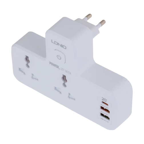 Купить Сетевой адаптер LDNIO SC2311 2 ports / PD / 2USB QC3.0 / Night Lamp, 3