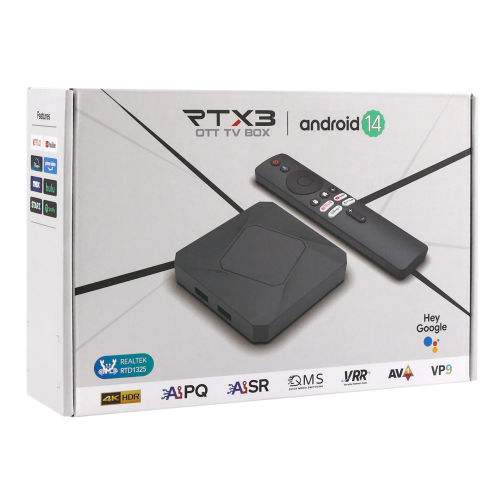 Смарт ТВ-приставка RT-X3 4/32Gb 4K HDR10+ превью 2