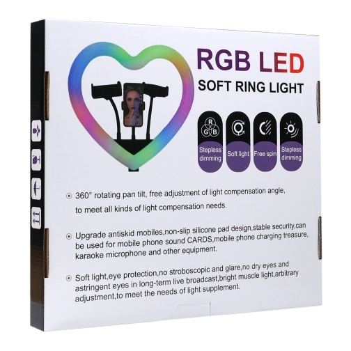 Купити Лампа RGB JM33-13 33cm (Heart Style), 5