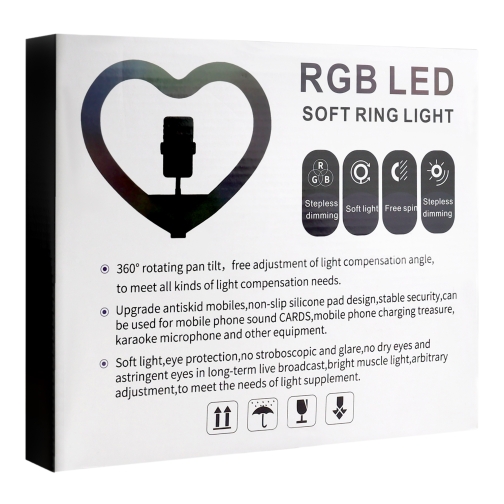Купити Лампа RGB JM26-10 26cm (Heart JM26-10), 5