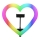 Купити Лампа RGB JM26-10 26cm (Heart JM26-10) Чорний