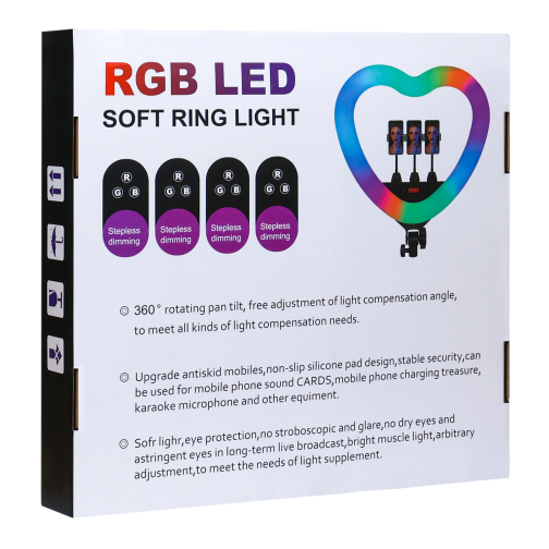 Лампа RGB MJ48 48cm Remote (Heart Style) м'ята упаковка превью 7