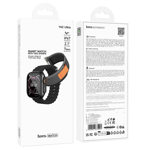 Смарт Годинник Hoco Y42 Ultra call version Neilon превью 3