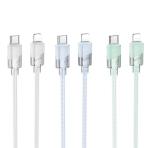 Купить USB Hoco U132 PD27W Type-C to Lightning 1.2m Мятая упаковка