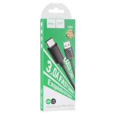 Купити Кабель USB Hoco X88 Gratified Type C 3A М'ята упаковка Купити Кабель USB Hoco X88 Gratified Type C 3A М'ята упаковка