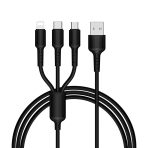 Купить USB Borofone BX16 3-in-1 Easy IP+Micro+Type-C, 3