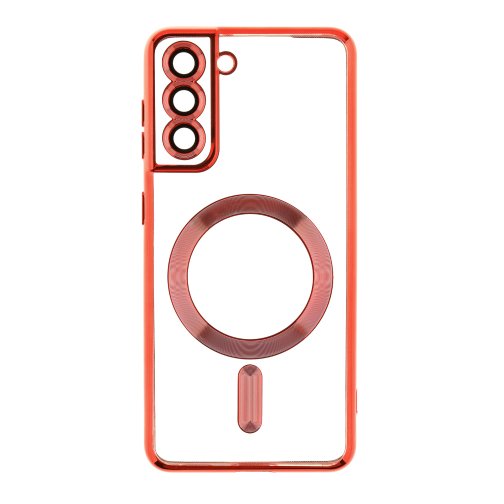Купити Чохол TPU Metallic Full Camera with Magsafe для Samsung Galaxy S21 5G (G991), 6