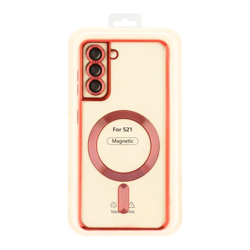 Купити Чохол TPU Metallic Full Camera with Magsafe для Samsung Galaxy S21 5G (G991), 10