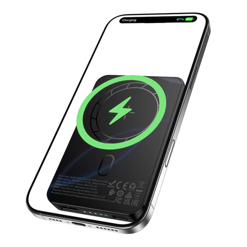 Універсальна Мобільна Батарея Power Bank Borofone BJ82 Dawn magnetic wireless 5000mAh превью 5