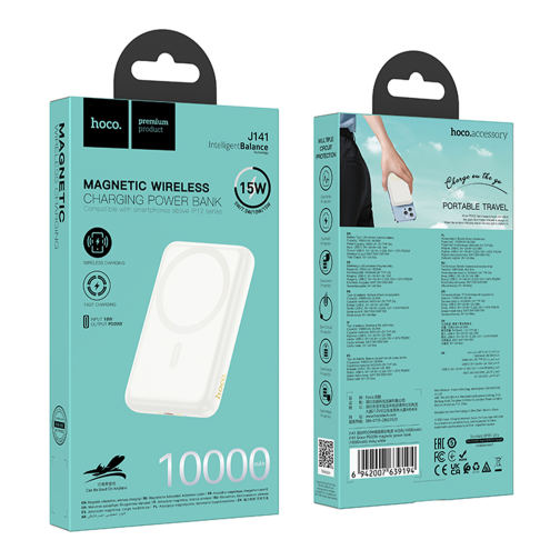 Універсальна Мобільна Батарея Power Bank Hoco J141 Grace PD20W magnetic 10000mAh превью 2