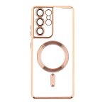 Купить Чехол TPU Metallic Full Camera with Magsafe для Samsung Galaxy S21 Ultra (G998)