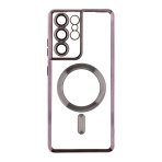 Купить Чехол TPU Metallic Full Camera with Magsafe для Samsung Galaxy S21 Ultra (G998), 3