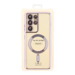 Купить Чехол TPU Metallic Full Camera with Magsafe для Samsung Galaxy S21 Ultra (G998), 8