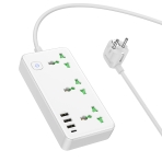 Купить Сетевой Удлинитель Hoco AC7A 1C3A 1.5m, 6